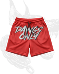 red shorts